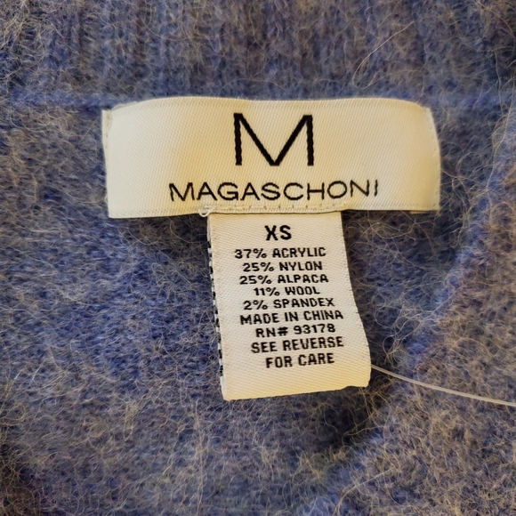 Magaschoni Wool Blend Alpaca Sweater SZ XS - Picture 4 of 4
